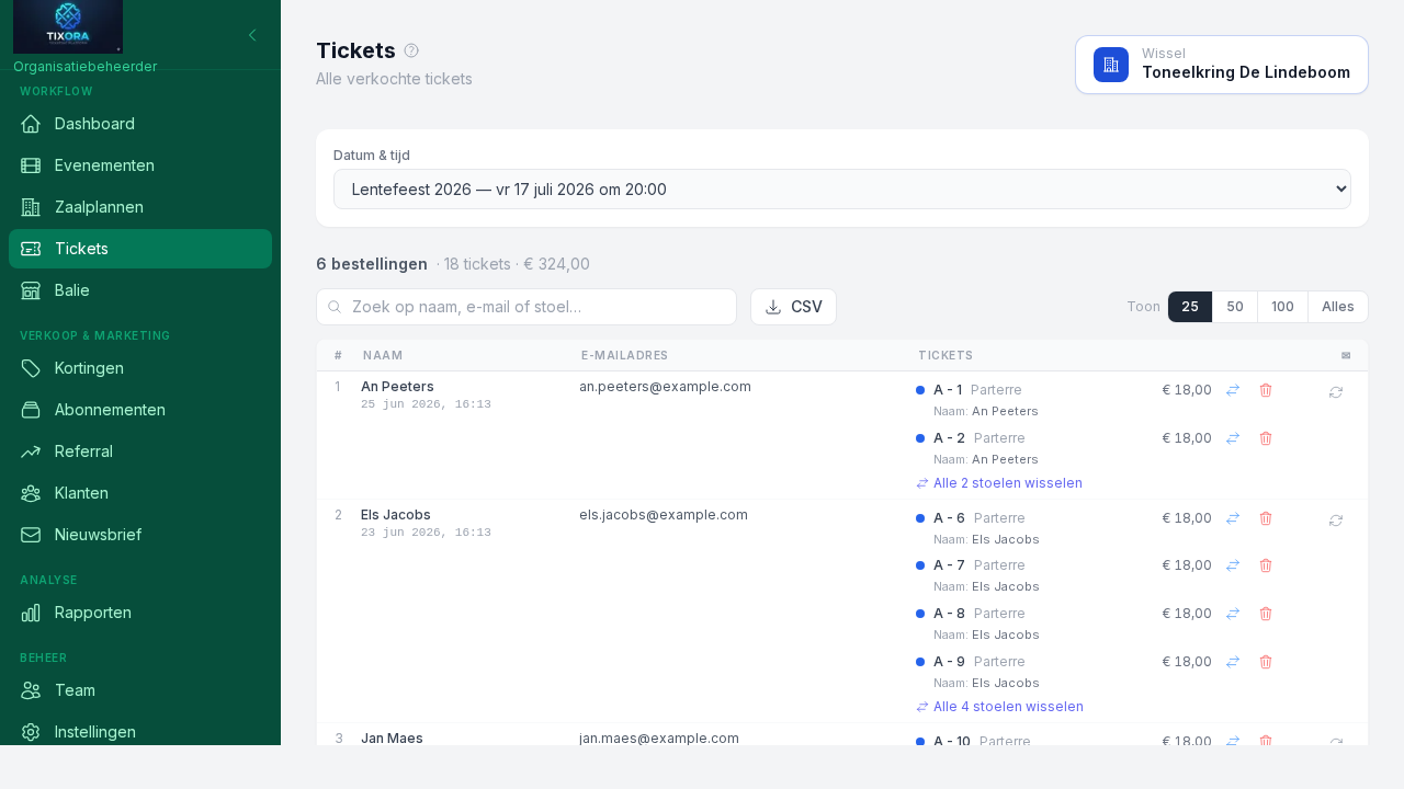Ticketbeheer